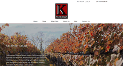 Desktop Screenshot of karamoorwines.com